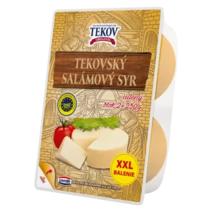 Levmilk - TEKOVSKÝ SALÁMOVÝ SYR údený blok 2x250g