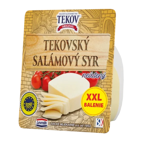 Levmilk - TEKOVSKÝ SALÁMOVÝ SYR neúdený blok XXL balenie 350g