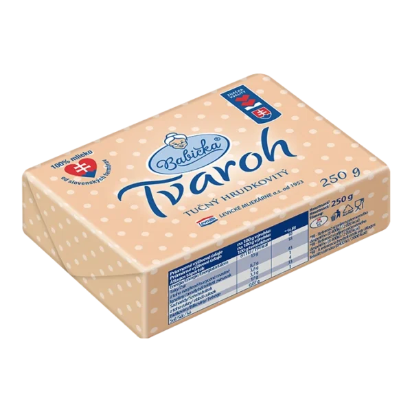 Levmilk - BABIČKA Tvaroh tučný 250 g
