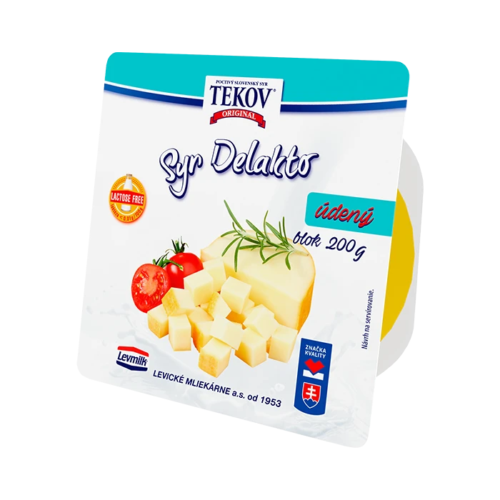 Levmilk - TEKOV SYR DELAKTO údený blok