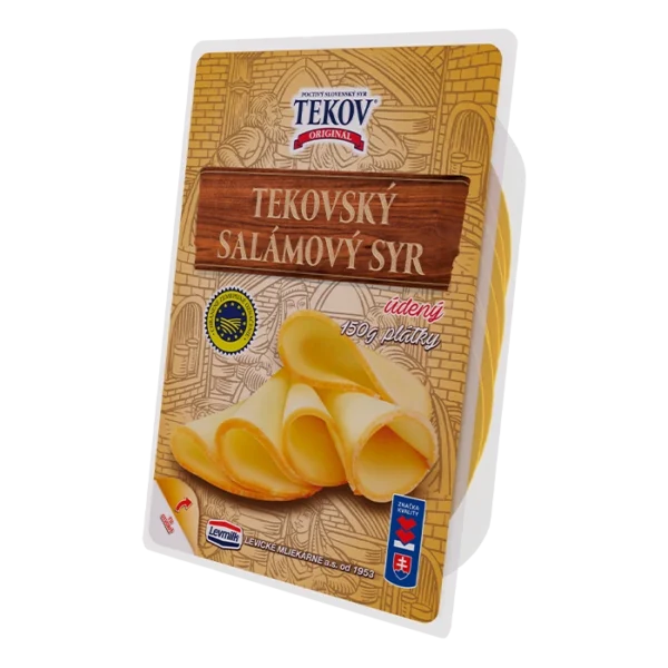 Levmilk - TEKOVSKÝ SALÁMOVÝ SYR údený plátky 150g