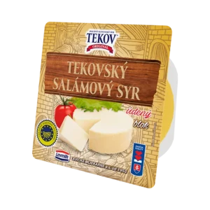 Levmilk - TEKOVSKÝ SALÁMOVÝ SYR údený blok 200g