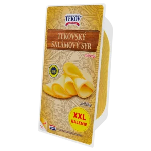 Levmilk - TEKOVSKÝ SALÁMOVÝ SYR údený plátky XXL balenie 500 g