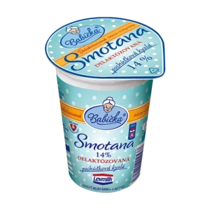 Levmilk - BABIČKA Smotana kyslá 14% DELAKTO